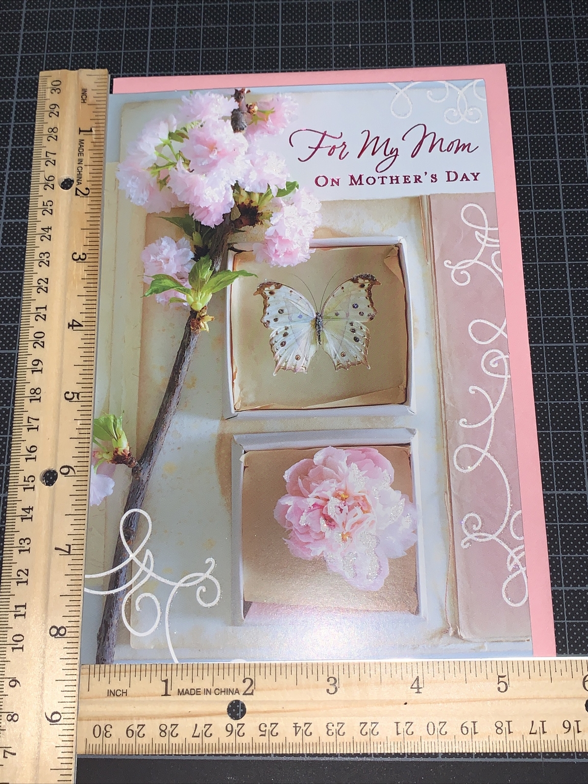 Hallmark Mother’s Day Card: Floral Butterfly Home Belonging Carry Through Life