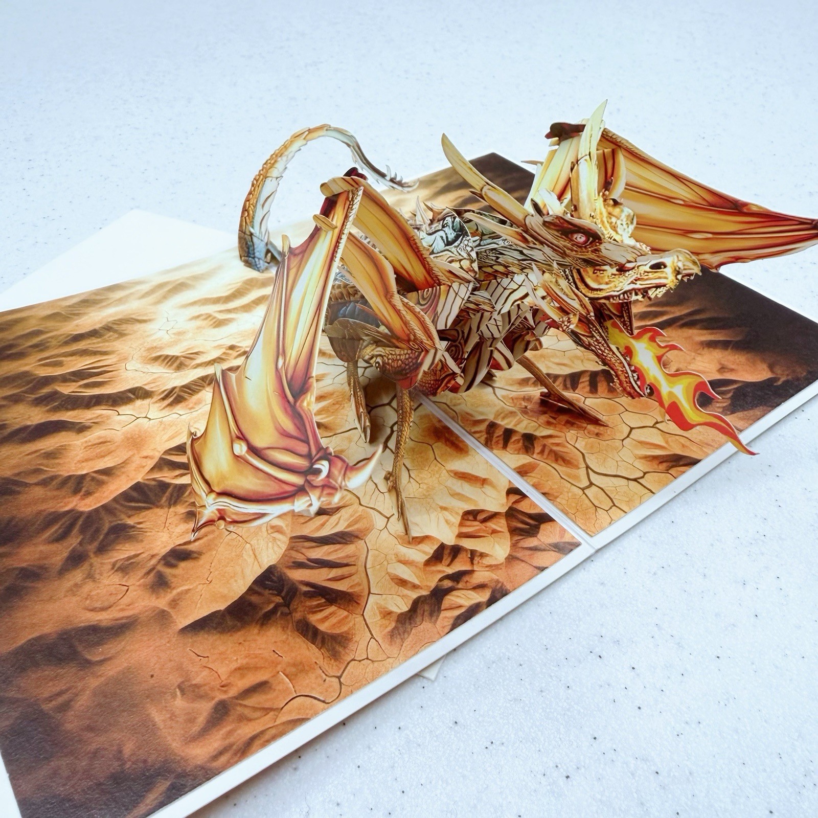 Pack Of 3 Card, Pop Up Dragon Card, Birthday Greeting Card