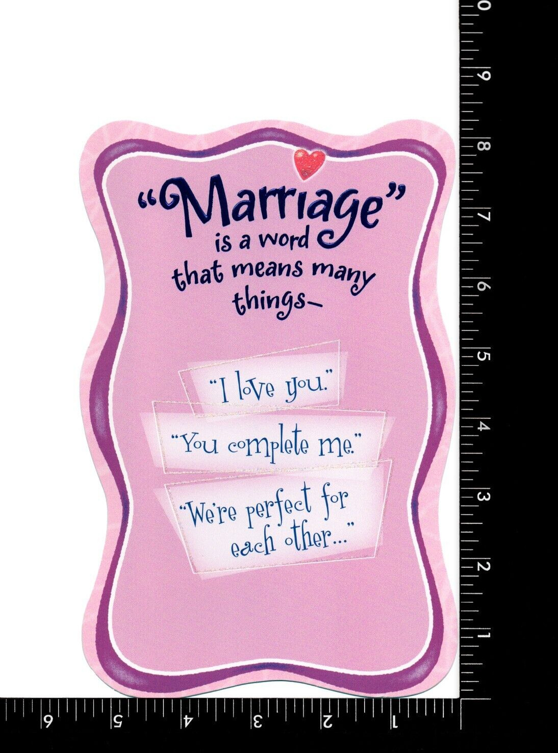 Funny HAPPY ANNIVERSARY Card, “Marriage” “I Love You” by American Greetings + ✉