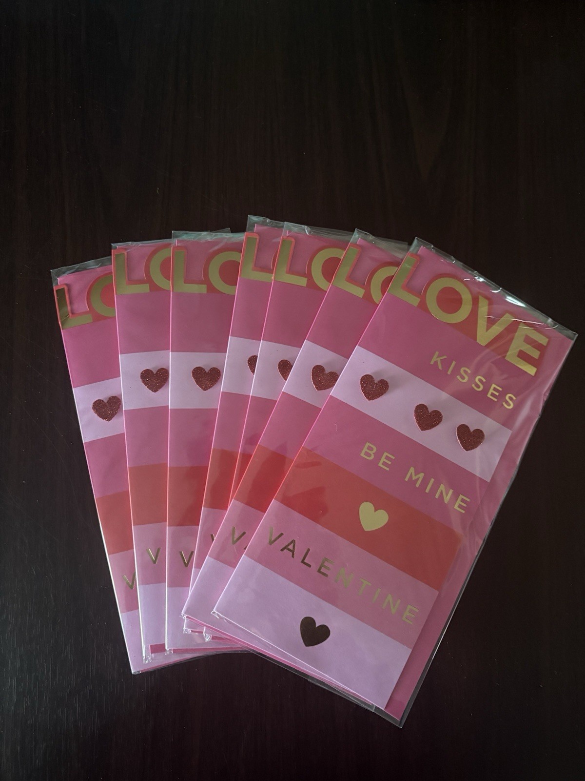 Voila Valentines Day Greeting Card Lot Of 7 With Envelopes