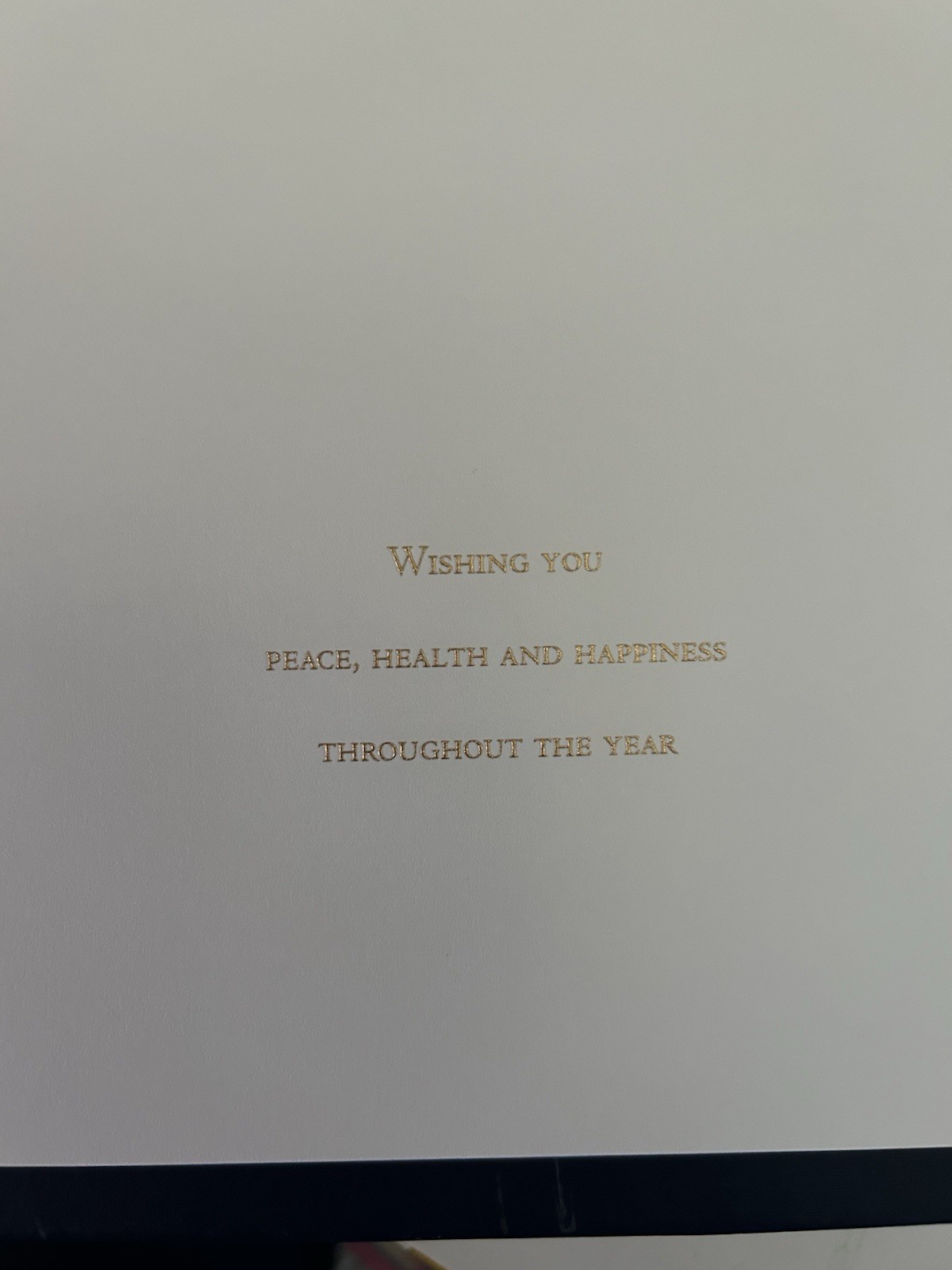 20 Crane Blue /Gold PEACE Holiday Cards – New- No Eps- Flat Sheets