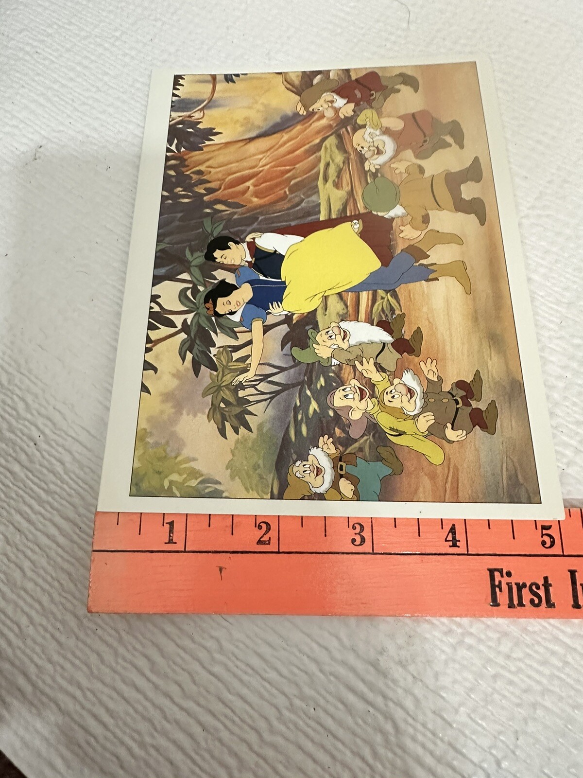 Snow White Set Of 4 Blank Greeting Cards From Movie Scenes Collectors 5×6.5”
