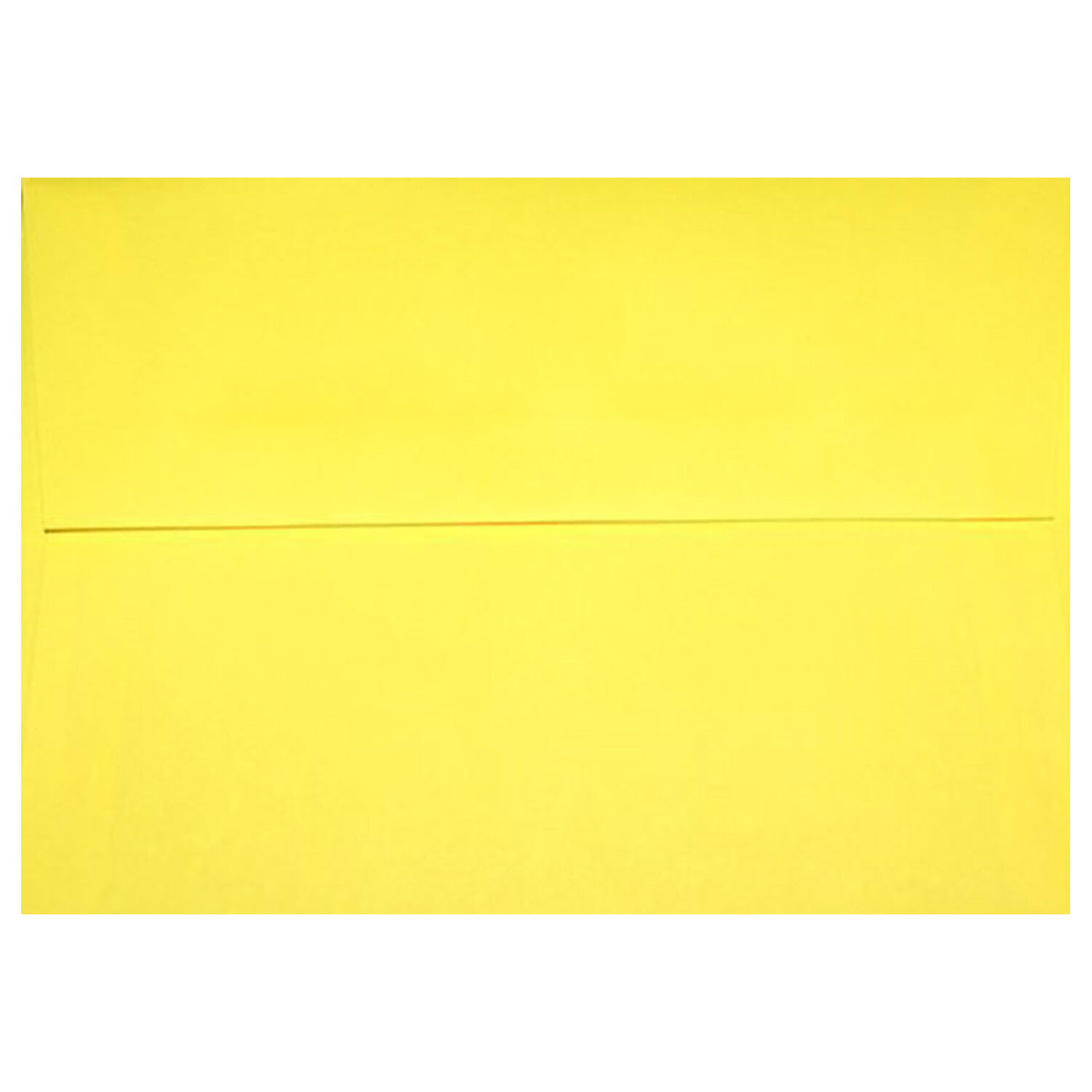 A7 Envelopes, 5 1/4 x 7 1/4, Yellow, Square Flap, 24w (90gsm), 50 per Pack