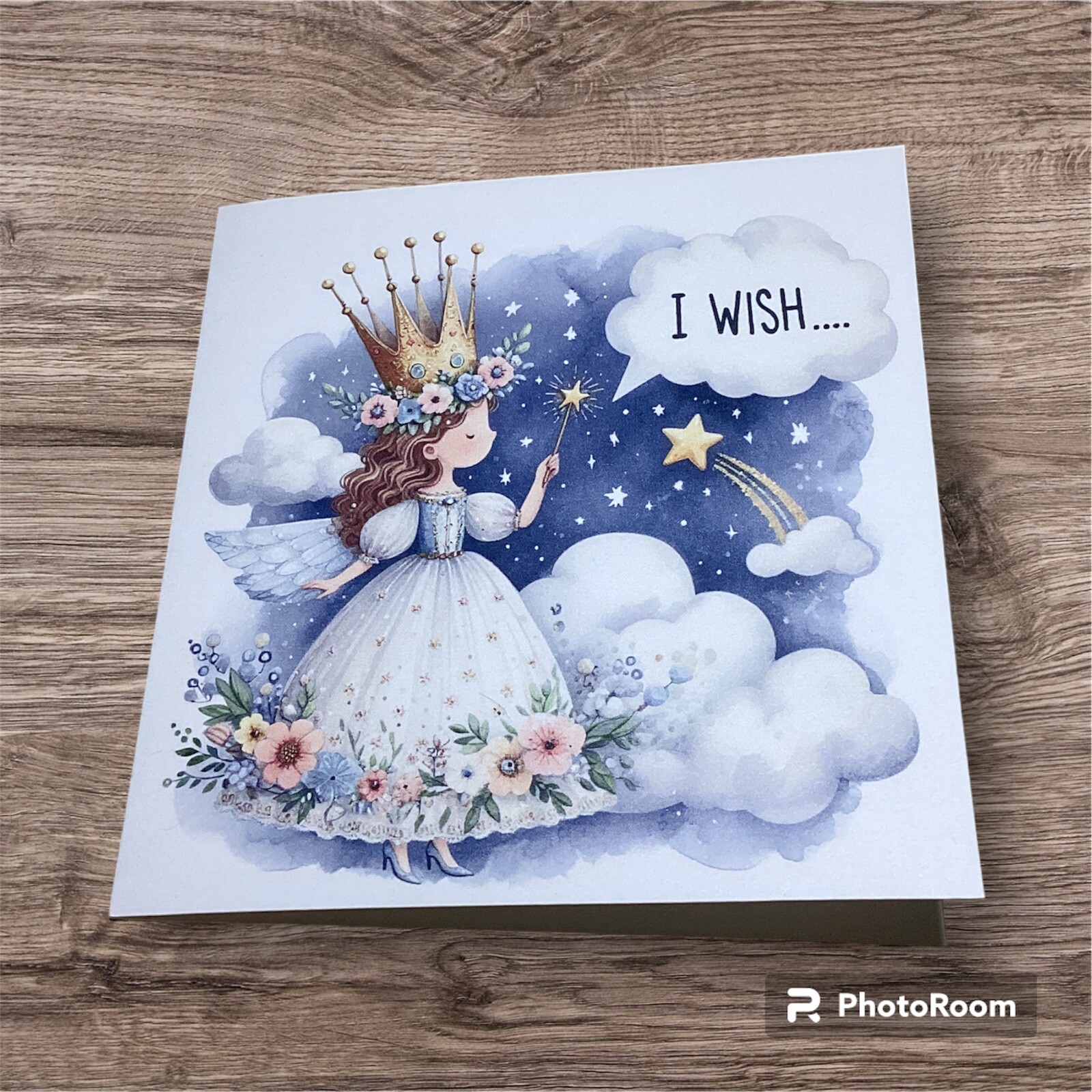 5×5 Inches Happy Birthday Greeting Card Granddaughter Princess HM