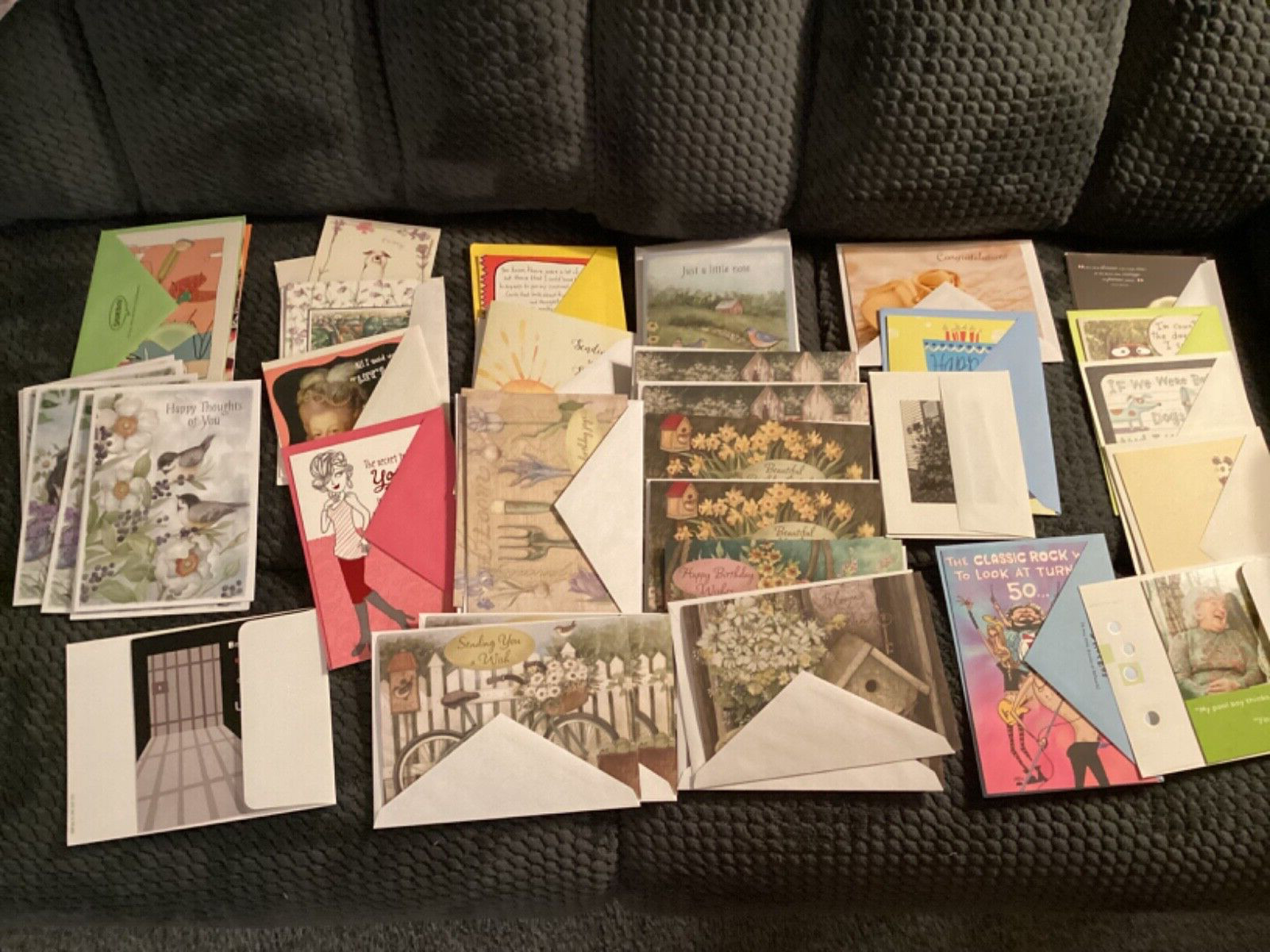 HALLMARK+ GREETING CARD ASSORTMENT ~ 34+ ~ ALL OCCASION-CURRENT, LEANIN TREE~NEW