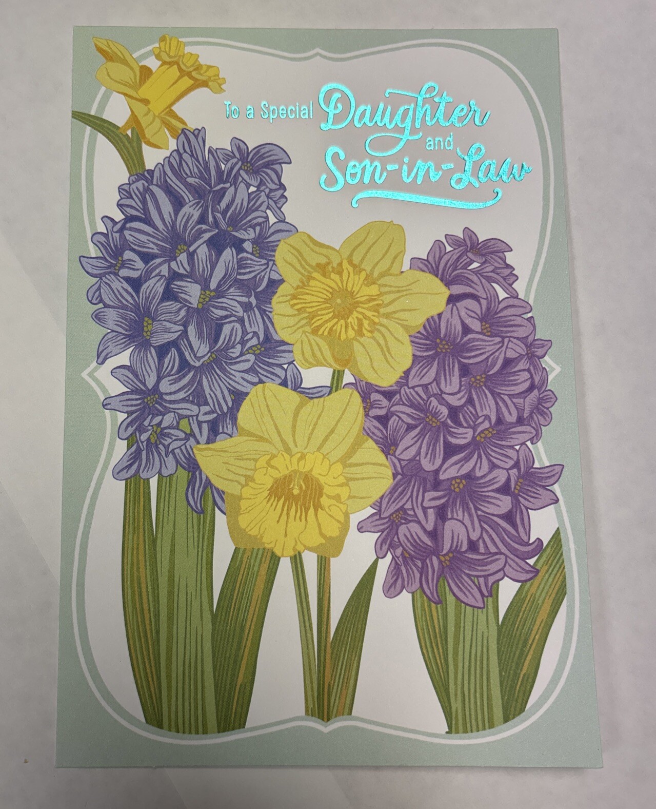 Happy Easter 🐣 Daughter And Son In Law With Love 5”x7” Hallmark Greeting Card