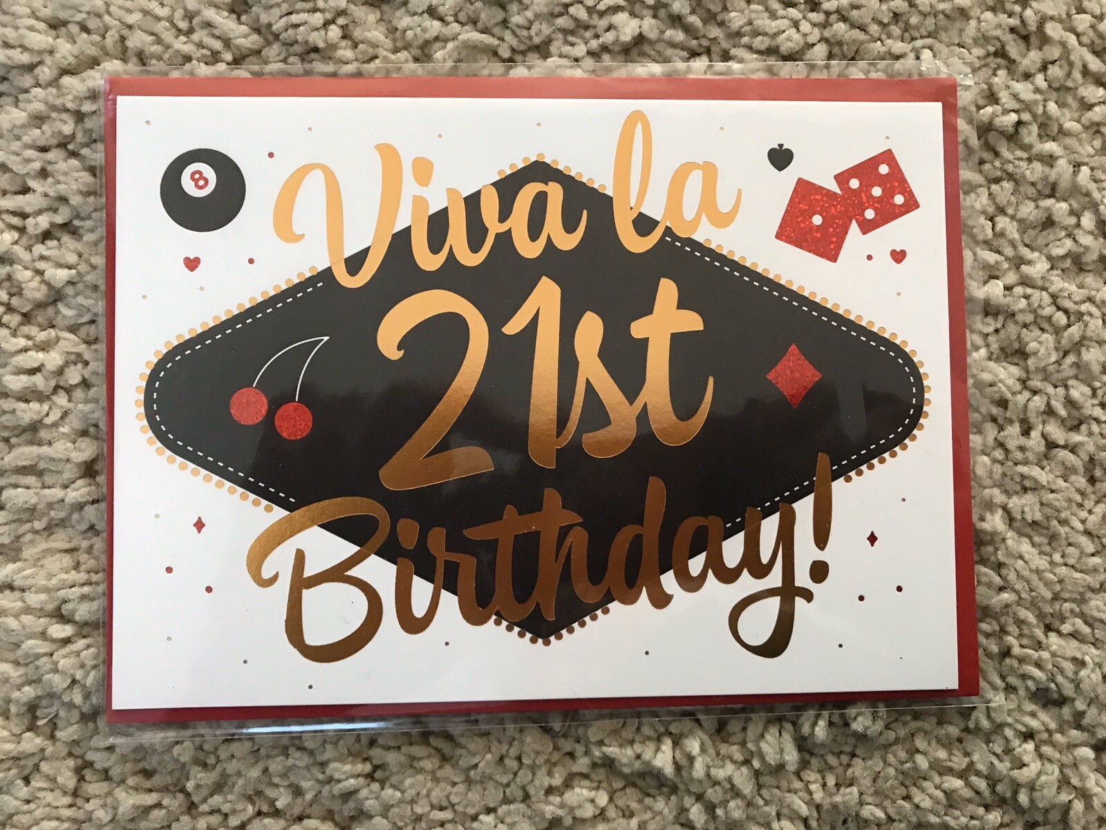NIP PAPER DESTINY Viva La 21st Birthday Greeting Card New $6.95