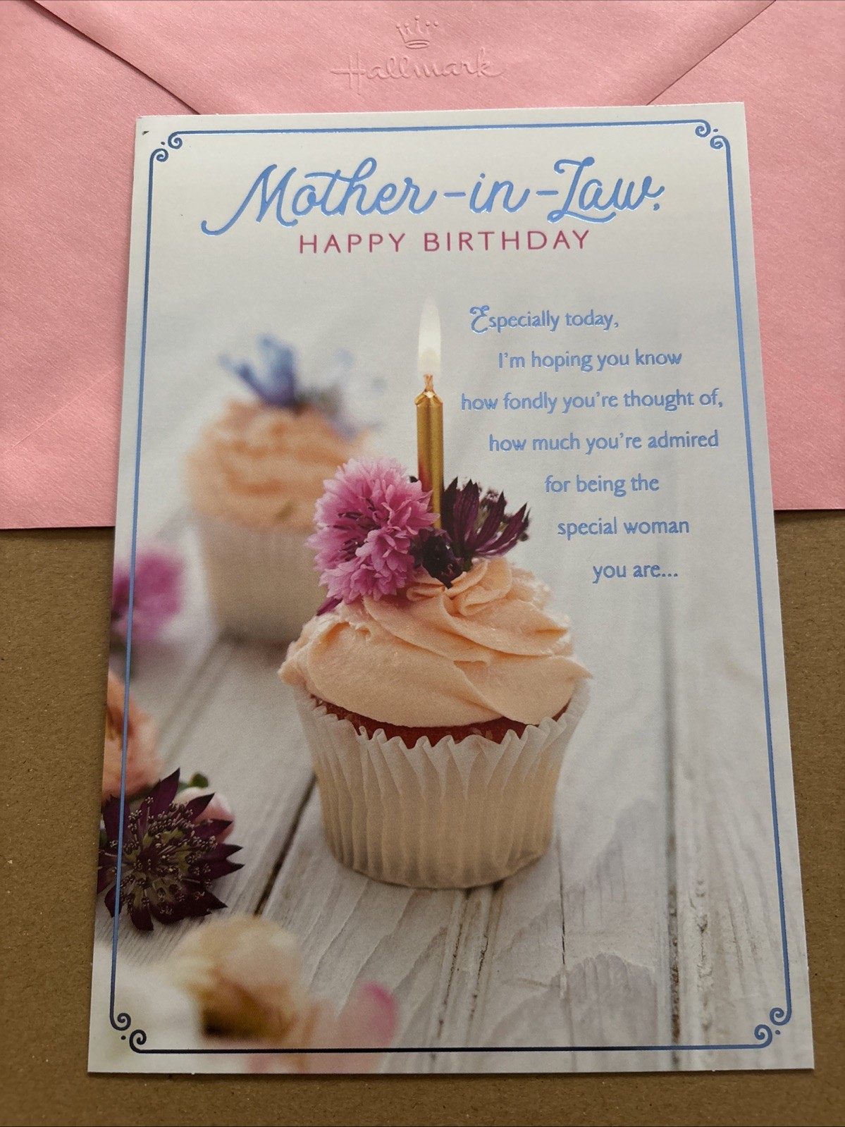 Birthday Mother In Law Special Woman You Are 5.5”x8” Hallmark Greeting Card