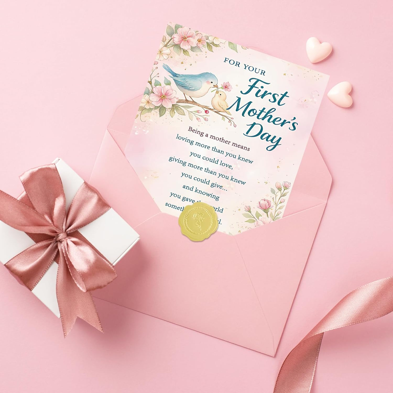 First Mother’s Day Card – Thoughtful Gift for New Moms Celebrating Milestone