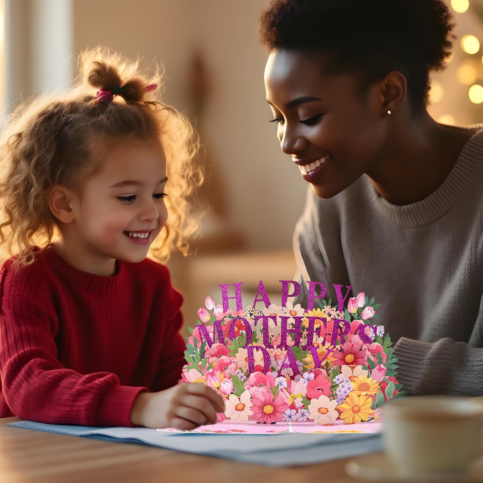 Yeomant 3D Mothers Day Card, Happy Mother’s Day Pop Up Cards, Mother’s Day Ca…