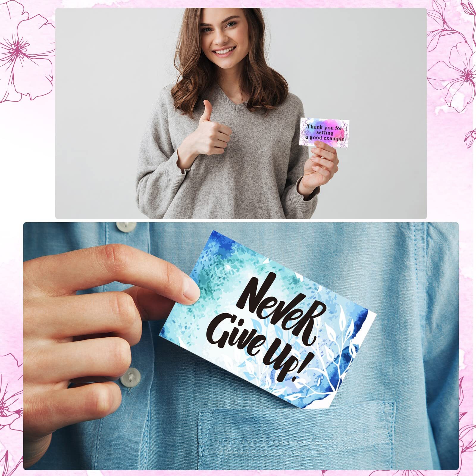 120 Pcs Motivational Encouragement Cards Kindness Appreciation Gratitude Cards