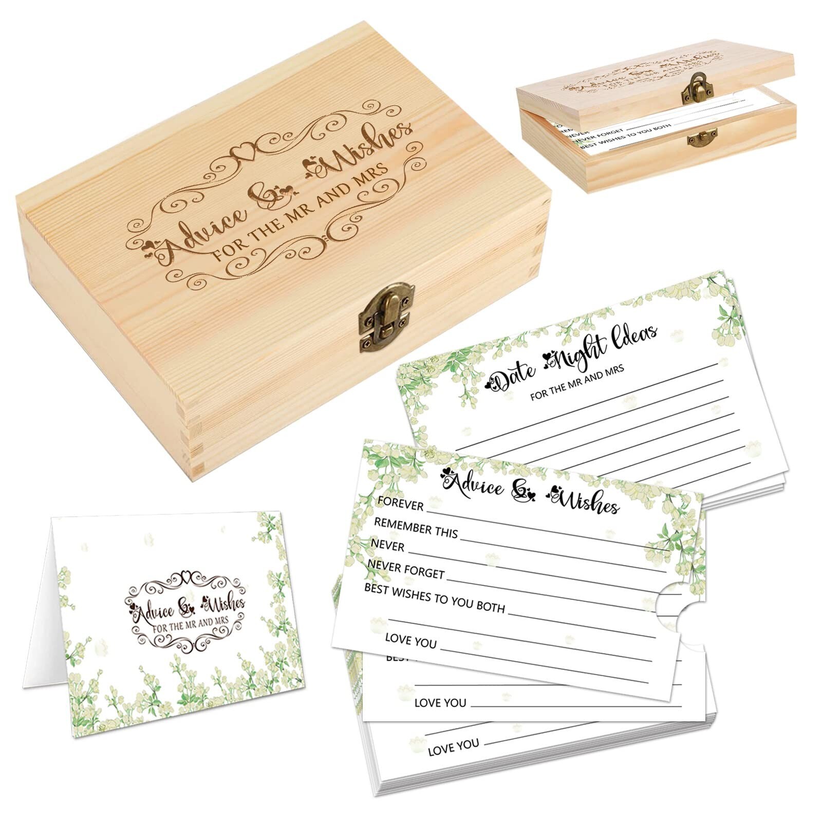 60pcs Advice And Wishes for The Mr And Mrs, Wedding Advice Cards for Wedding …