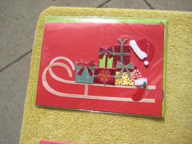 Lot of 6 PAPYRUS Christmas Holiday Cards new sealed # X