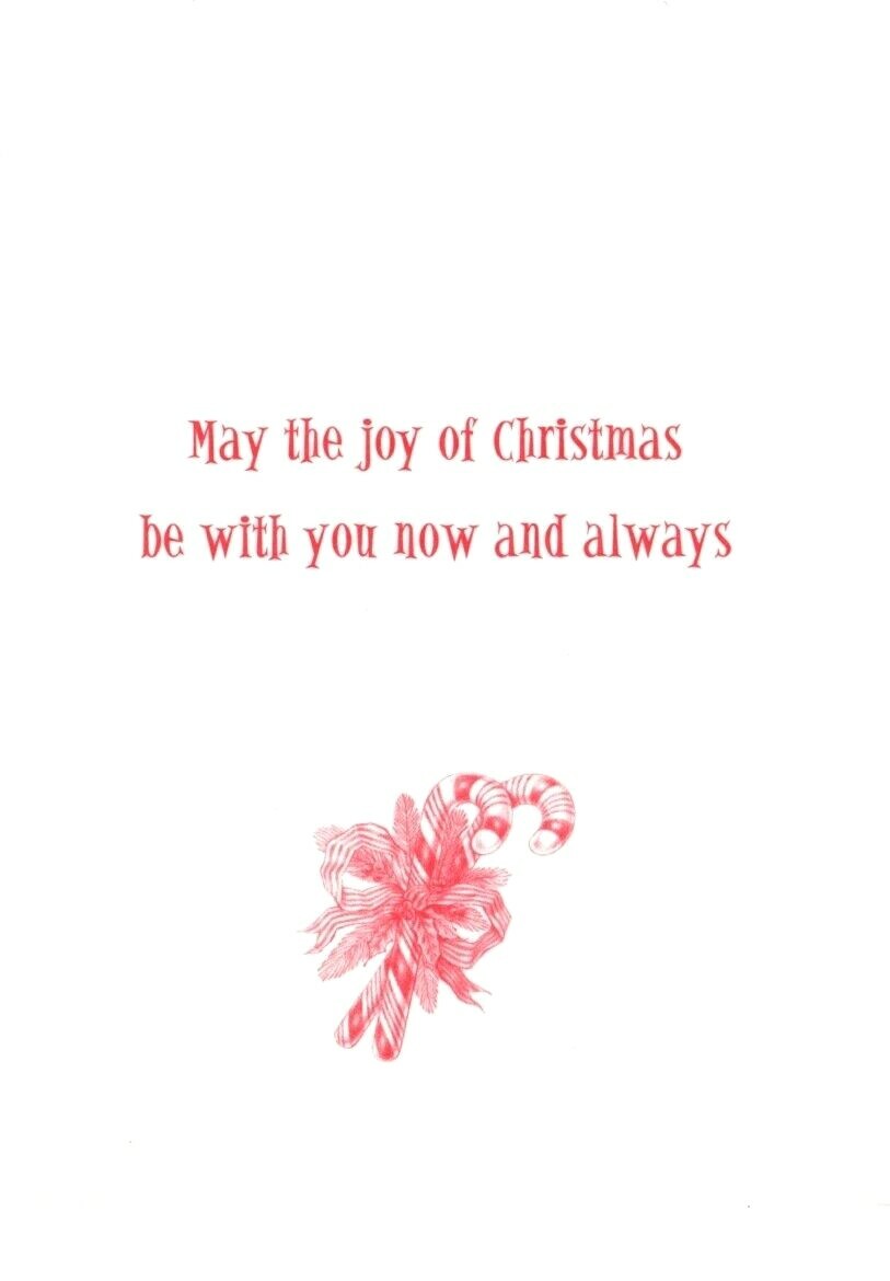 Merry Christmas Friends Scratch Sniff Peppermint Debra Jordan Bryan Theme Card