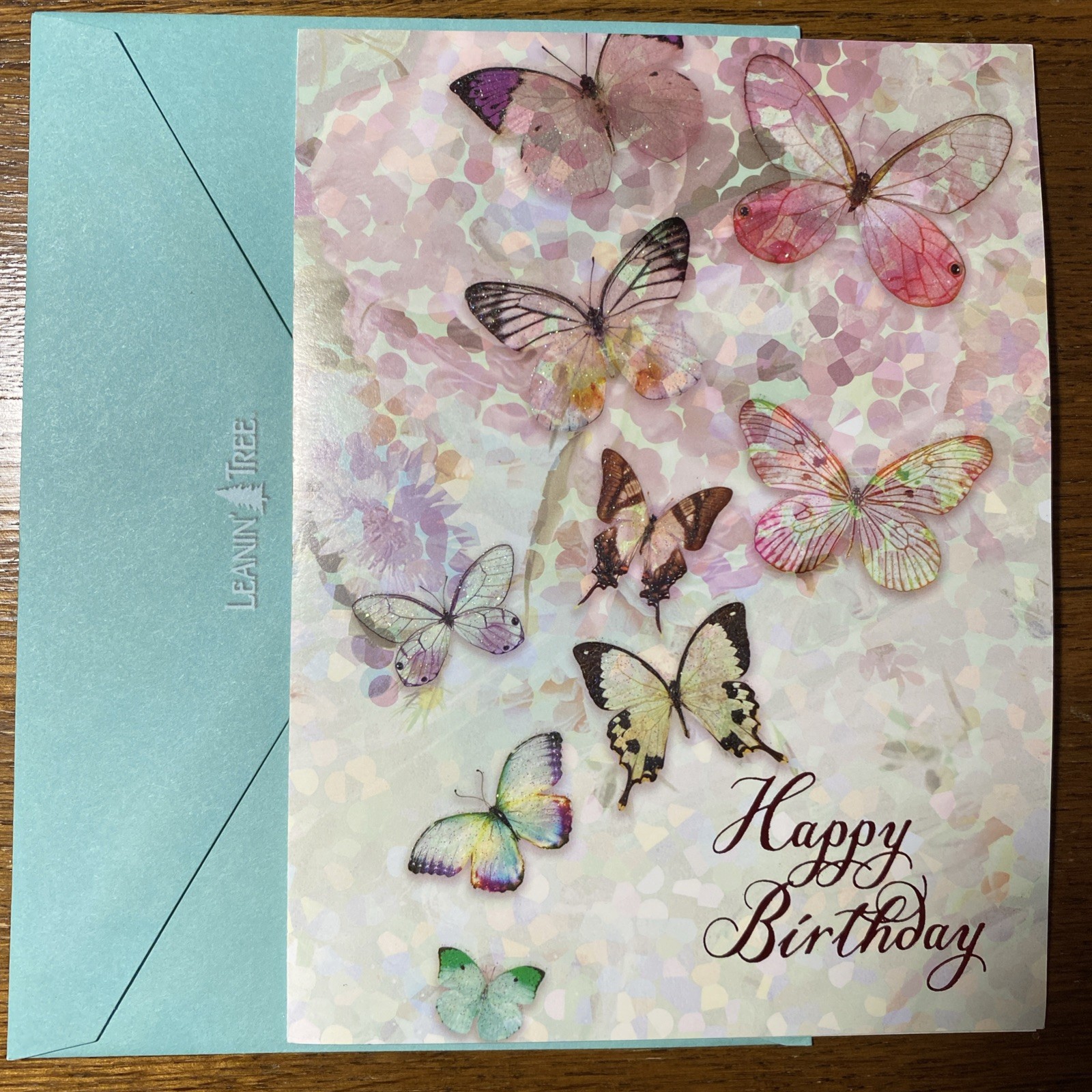 HAPPY BIRTHDAY day filled with bright and beautiful moments butterflies Glitter
