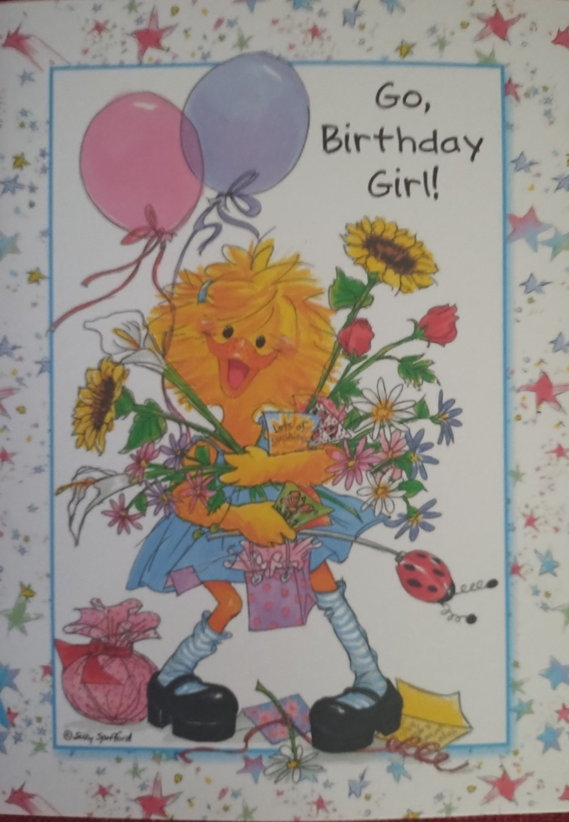 VINTAGE SUZY’S ZOO SUZY DUCKEN HAPPY BIRTHDAY GREETING CARD W/ENVELOPE