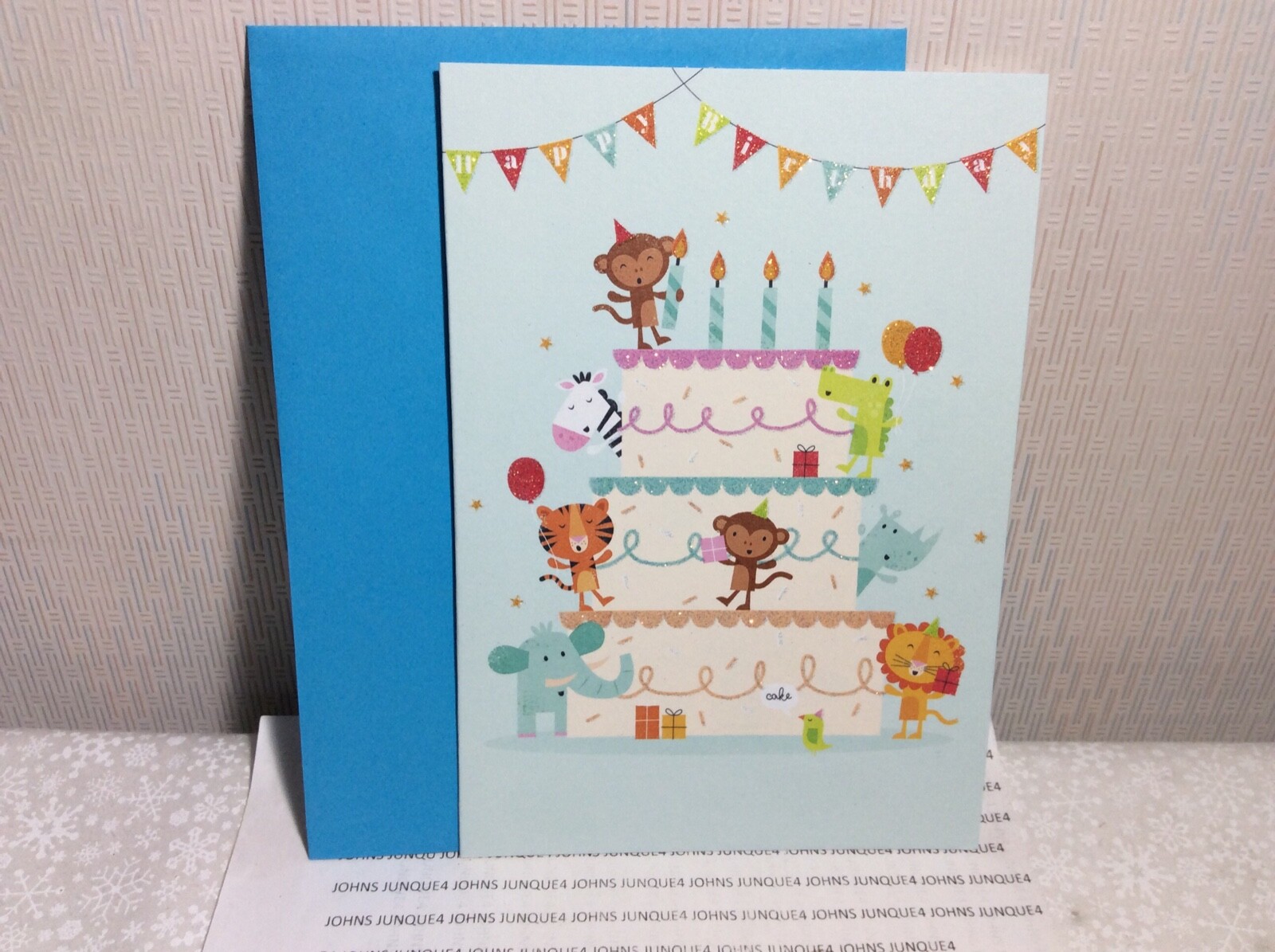 HAPPY BIRTHDAY CHILDREN’S CARD RSVP New w/Envelope “Light the candles make wish”
