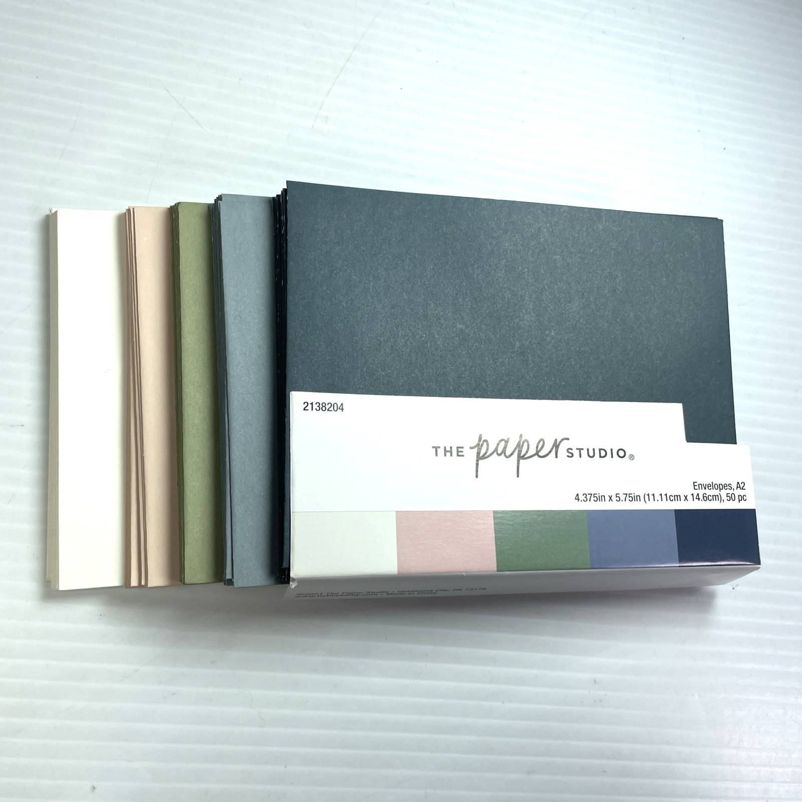 The Paper Studio A2 Envelopes 4.4”x5.75″ Various Colors New 50 Pieces