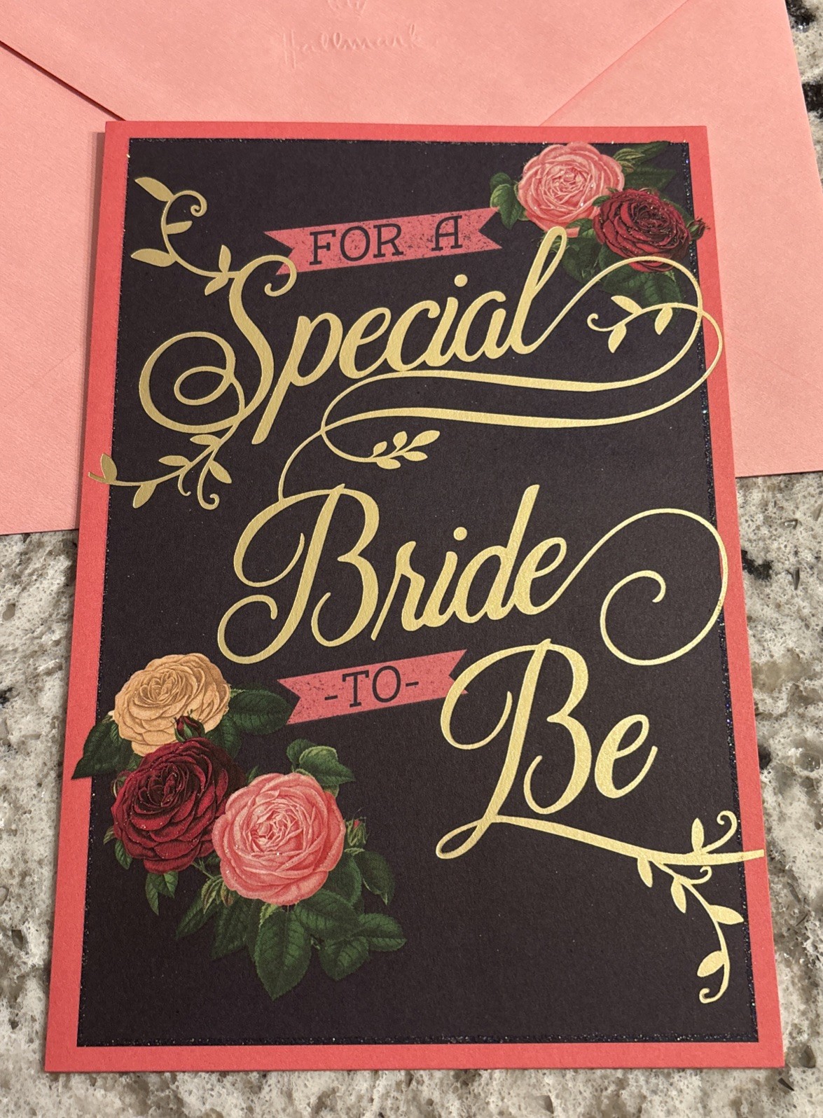BRIDAL SHOWER Special Bride To Be Big Day 5.5”x8” Hallmark Greeting Card