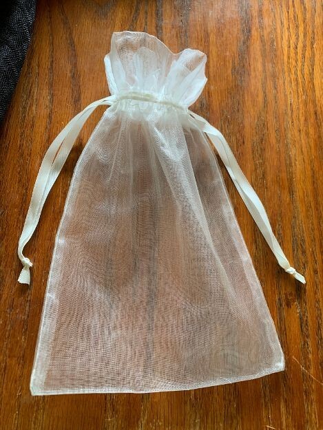 8 Fairies Fairy Vintage Victorian glossy blank note card envelopes organza bag