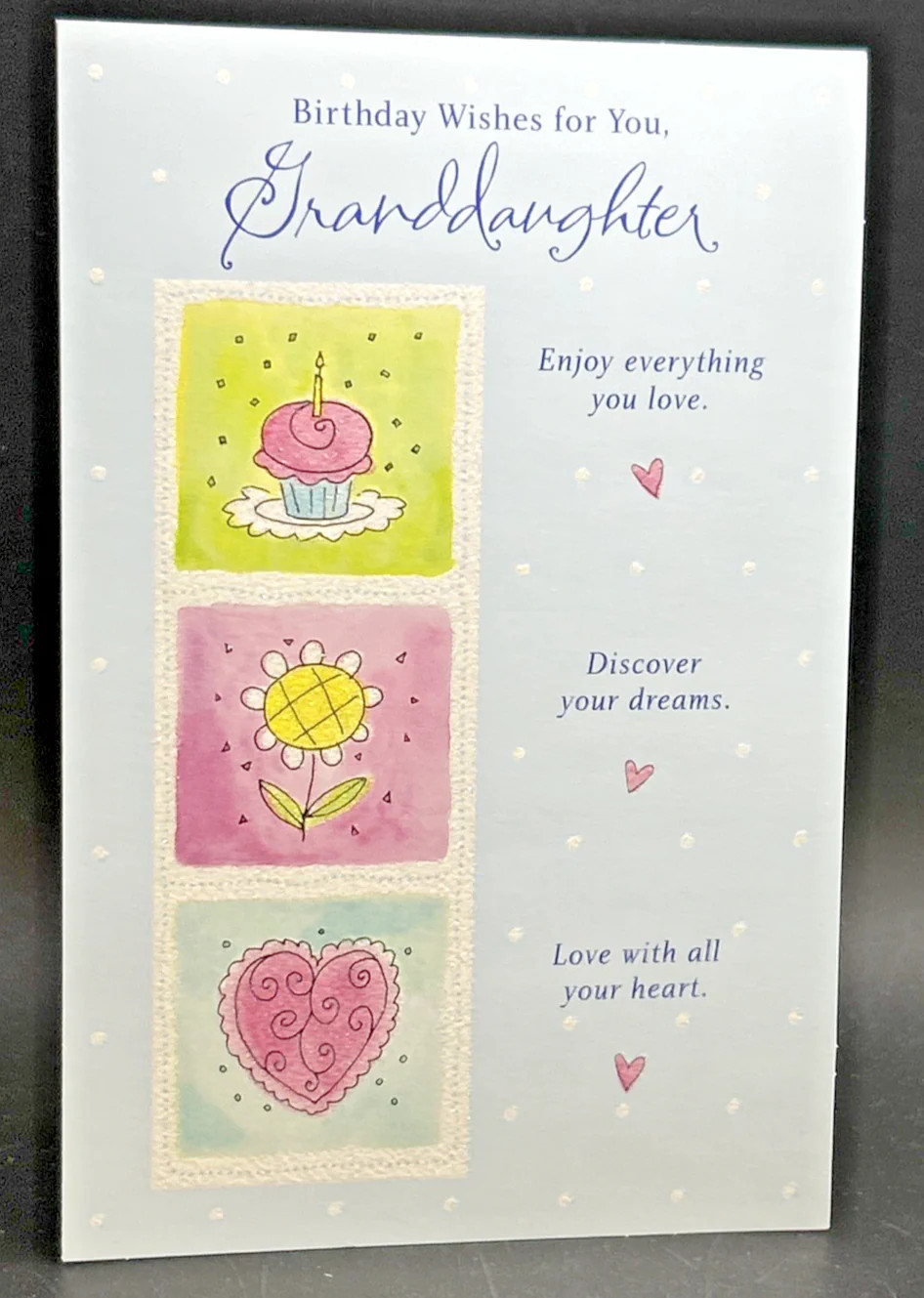 Happy Birthday Granddaughter Greeting Card w/Envelope