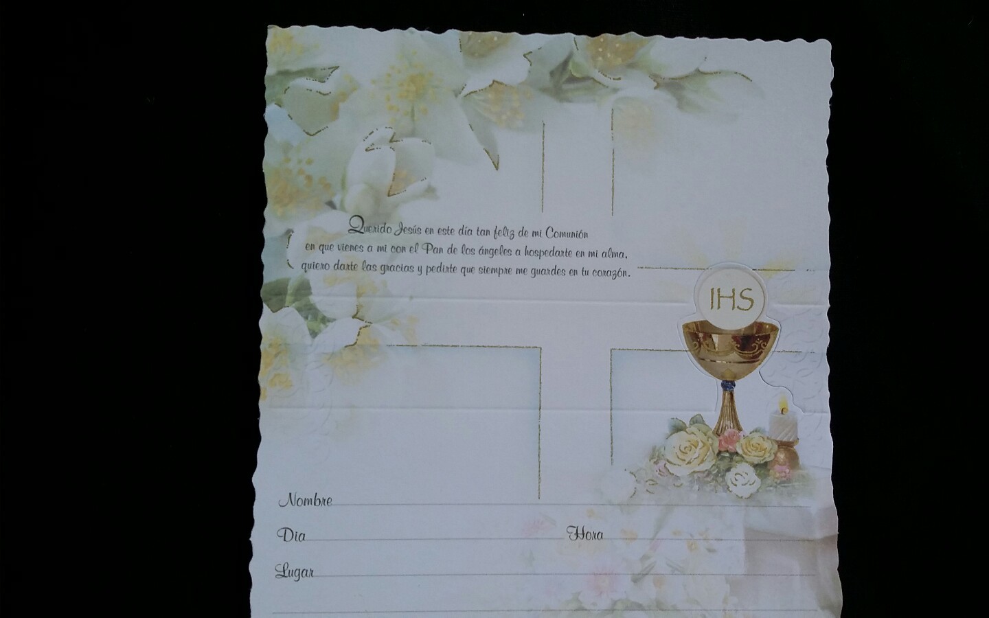 Invitaciones de Primera Comunion (Spanish First Communion Invitations)Nino