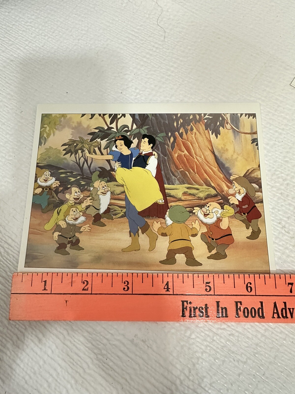 Snow White Set Of 4 Blank Greeting Cards From Movie Scenes Collectors 5×6.5”