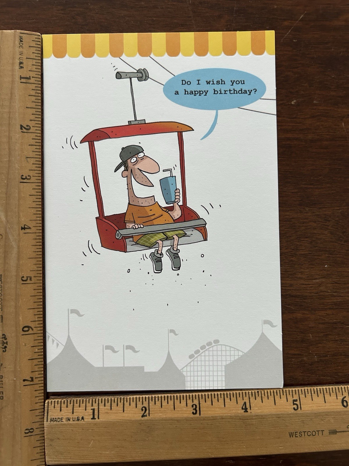 Humorous Birthday Card W/ Envelope. Funny – Adult Humor – Joke – Clowns