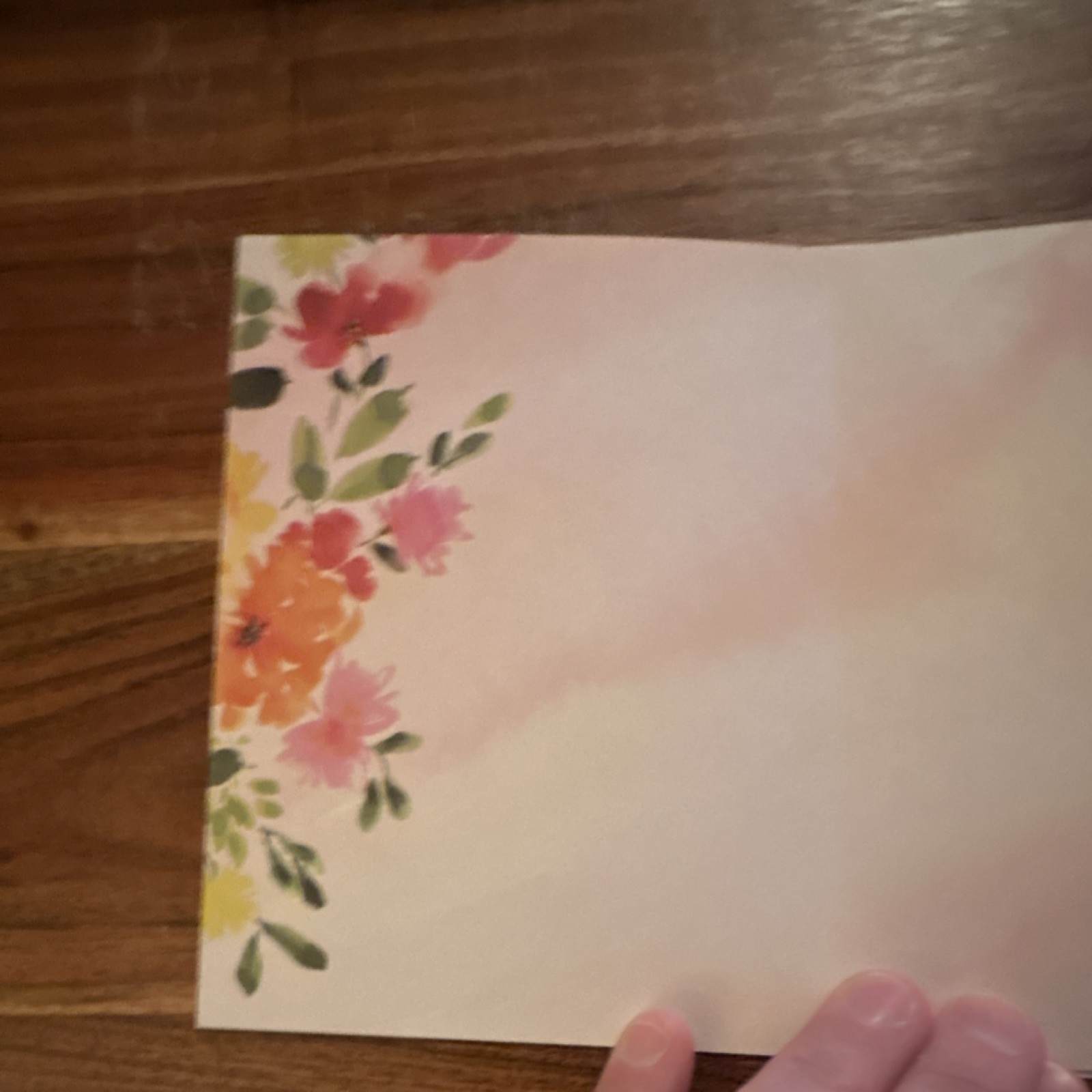 Leanin’ Tree Butterfly Floral Folded Greeting Card with Envelope Artist Designed