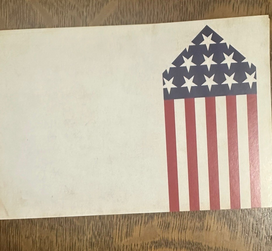 100 Patriotic Postcards Veterans Red White Blue USA America 4×6 5 Styles