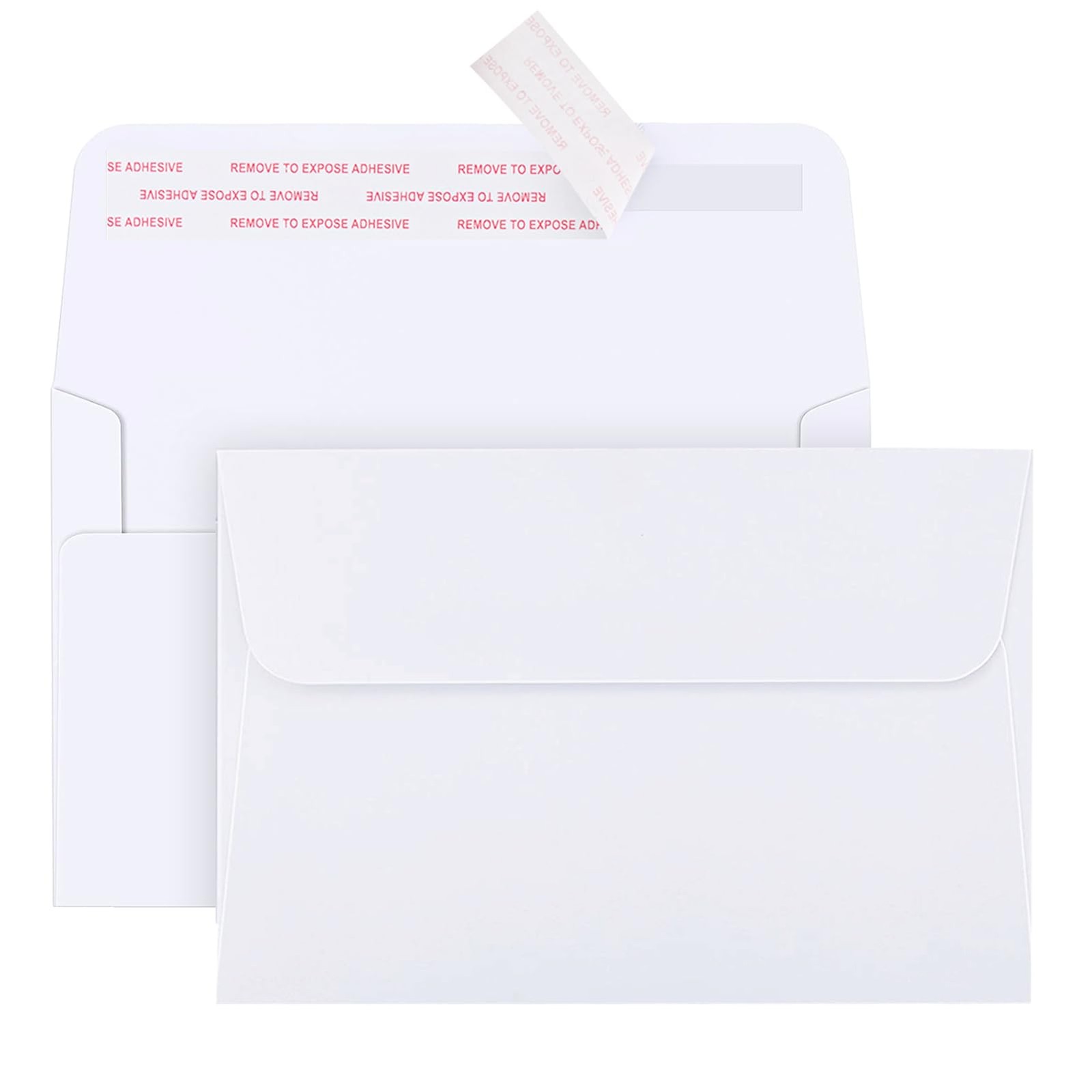 50Pack White A4 Envelopes 4-1/4 X6-1/4 Inch Self Seal 4 X 6 Envelopes for for We