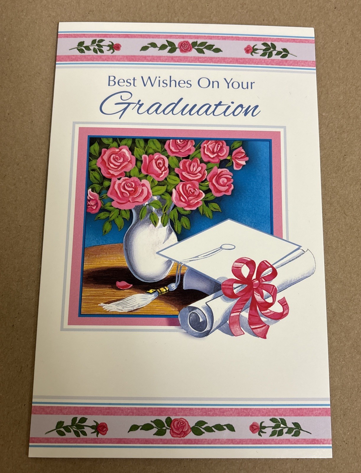 Graduation Best Wishes Happiness Success 5’x7.75″ Stockwell Greeting Card