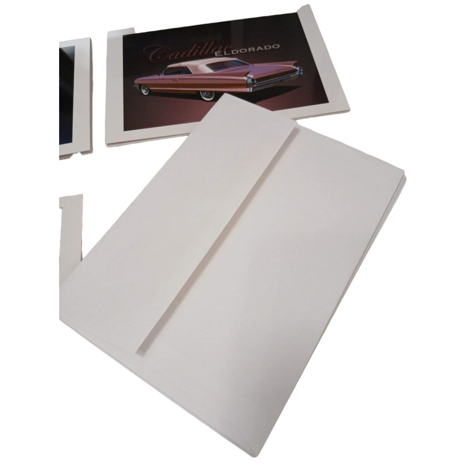 8 Luxury Cars GREETING CARDS FEATURING Porsche & Rolls Royce Blank w Envelopes
