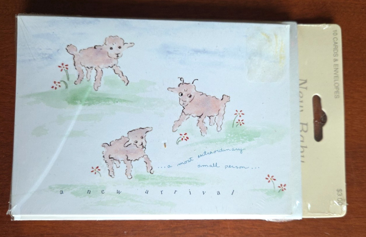 NEW! 10 Pack The Little Prince/Lamb Birth Announcements by Michel & Co