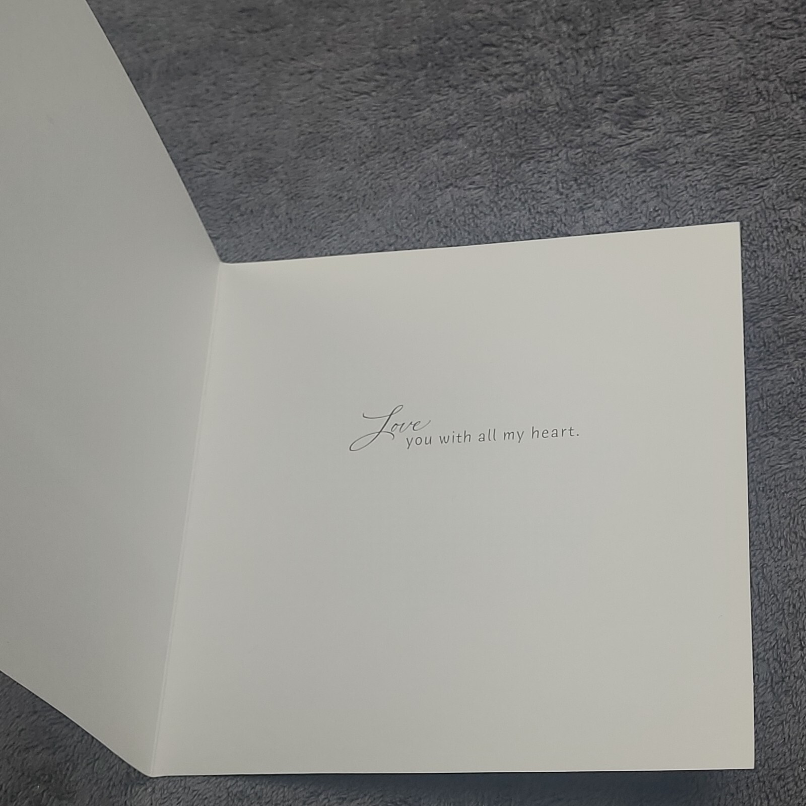 Valentines Day Greeting Card Love You With All My Heart Raised 3D Doves