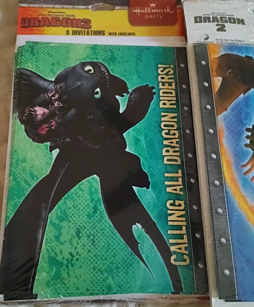 How to Train Your Dragon 2 Invitations & Thank You Postcards (8) 3 Pks B14