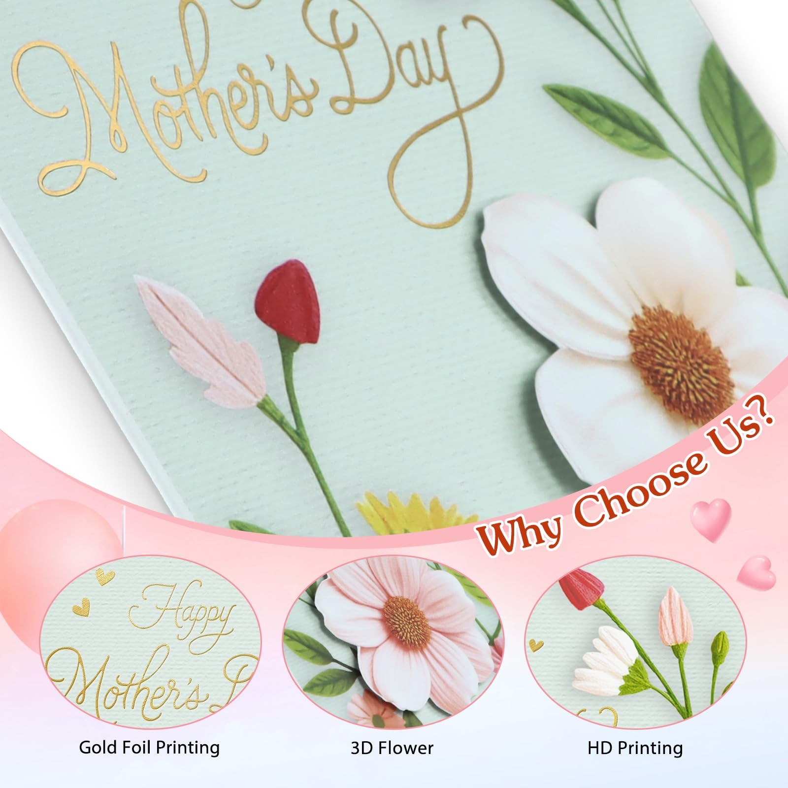 Gifts for Mom, Mothers Day from Husband Daughter Son, Birthday Women Wife Gifts