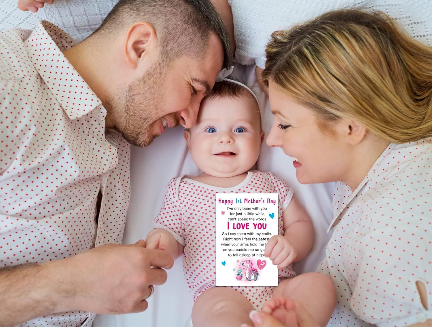 First Mother’s Day Card for New Moms – Thoughtful Gift from Baby with Envelope