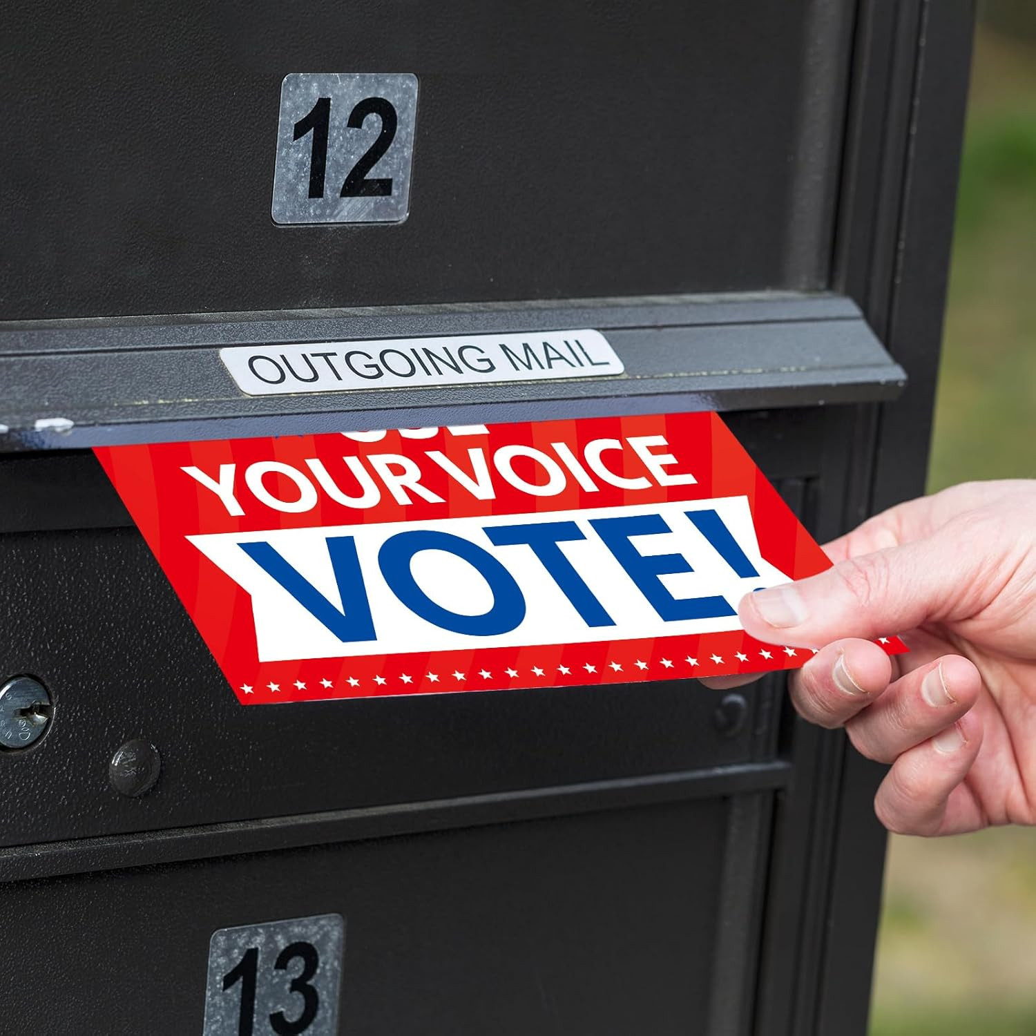 Voter Postcards Patriotic Red White and Blue Encouraging Voting Cards for Ele…