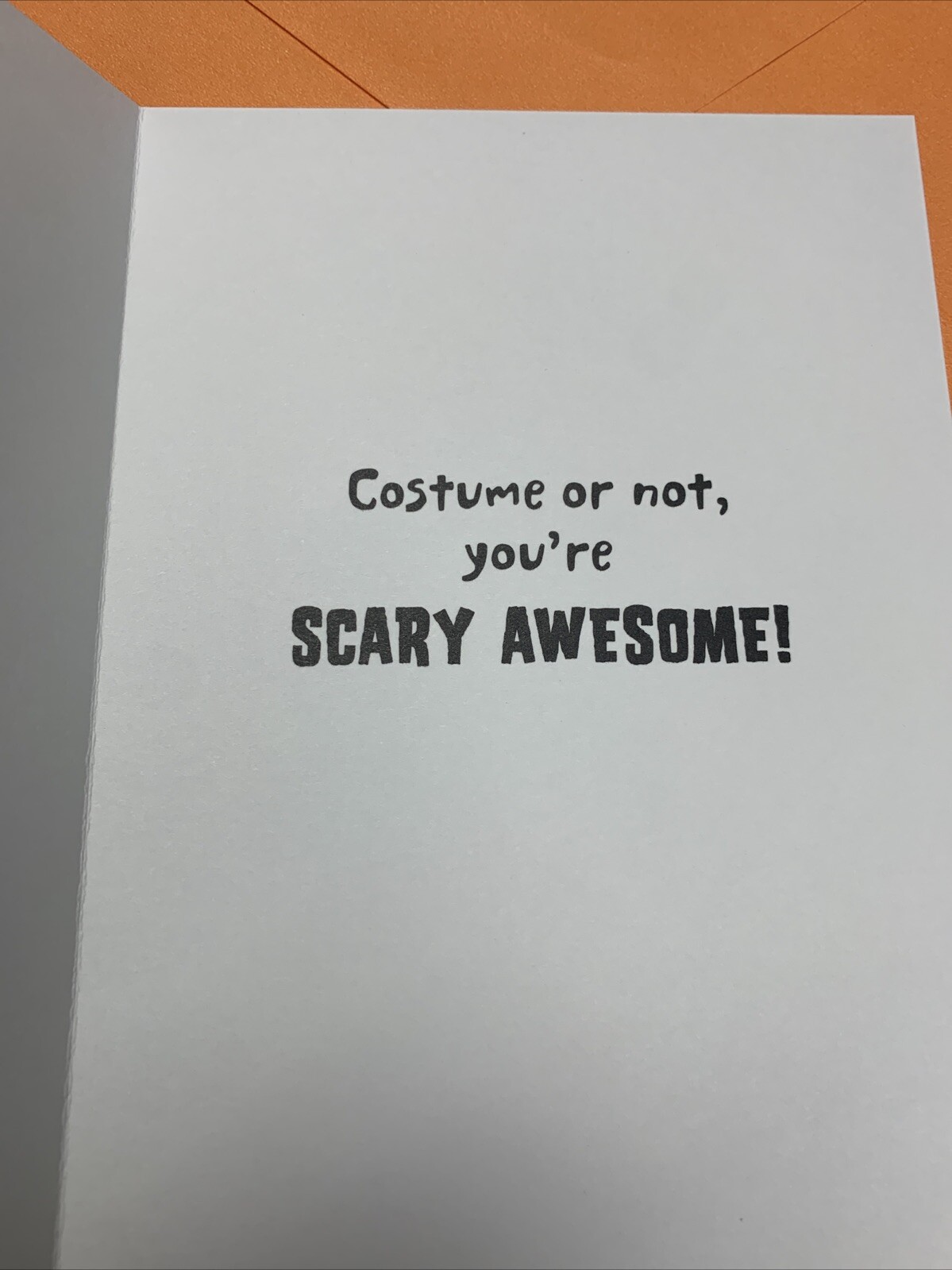 It’s Halloween Minions Scary Awesome 5”x7” Hallmark Greeting Card