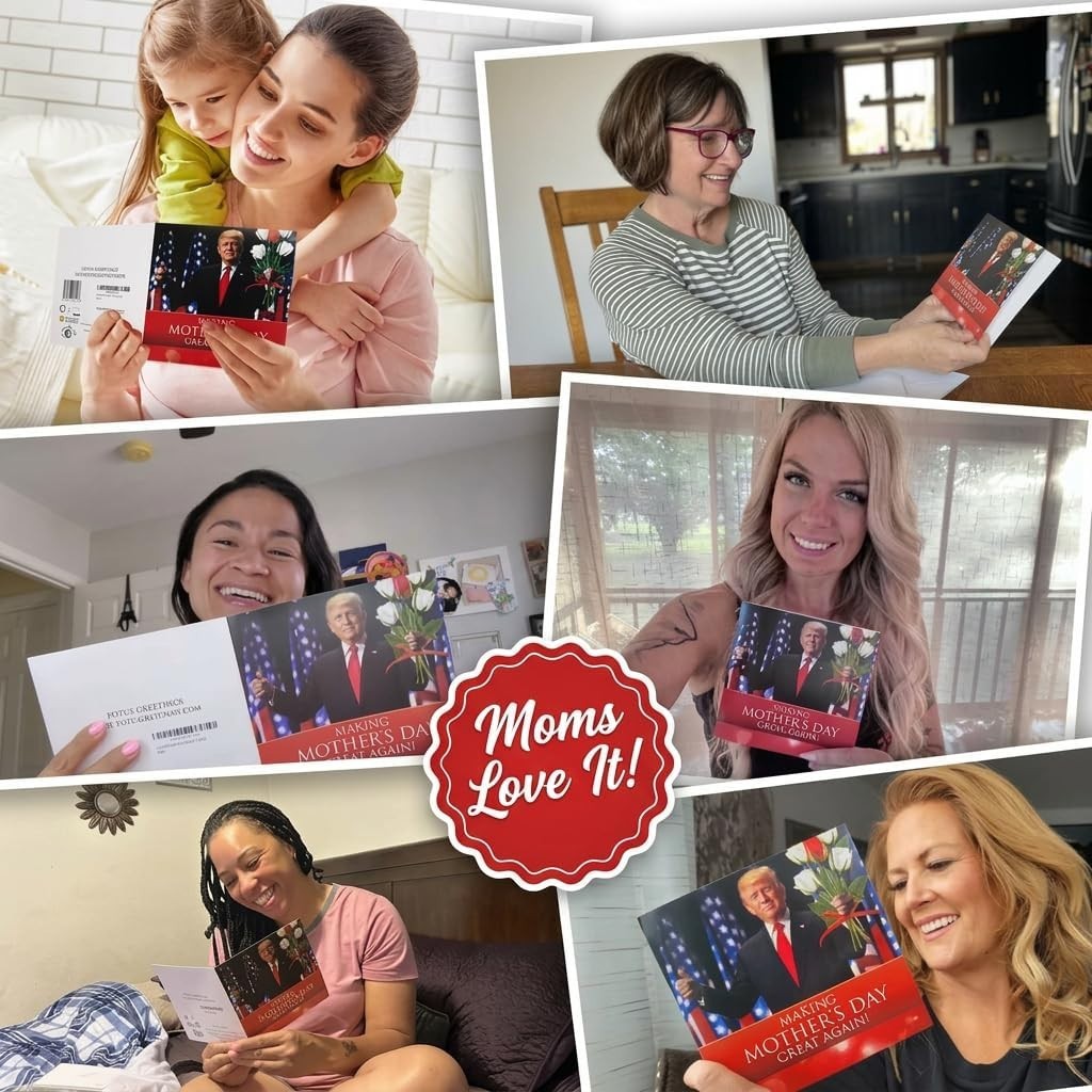 Presidential Talking Mother’s Day Card: Trump’s Voice & Patriotic Design