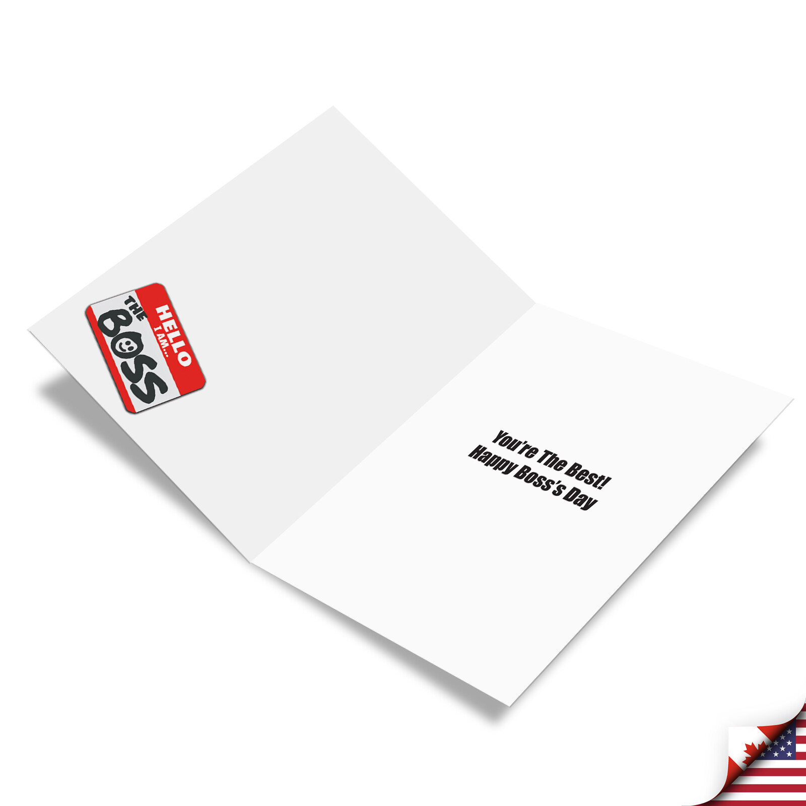 1 Big Boss’s Day Greeting Card (8.5″ x 11″) – Thank You to a Great Boss – Jumbo