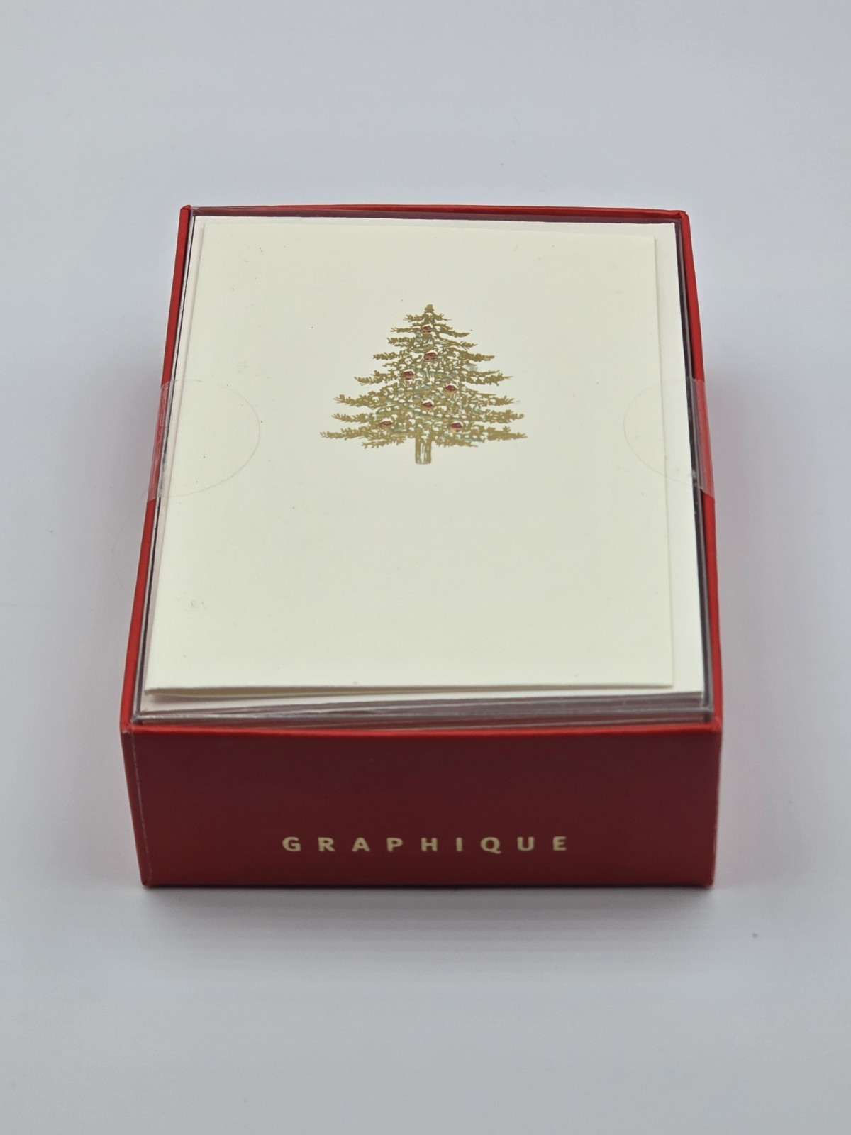 GRAPHIQUE de France 20 Merry Christmas Greeting Cards With Envelopes 5″ X 3.5″