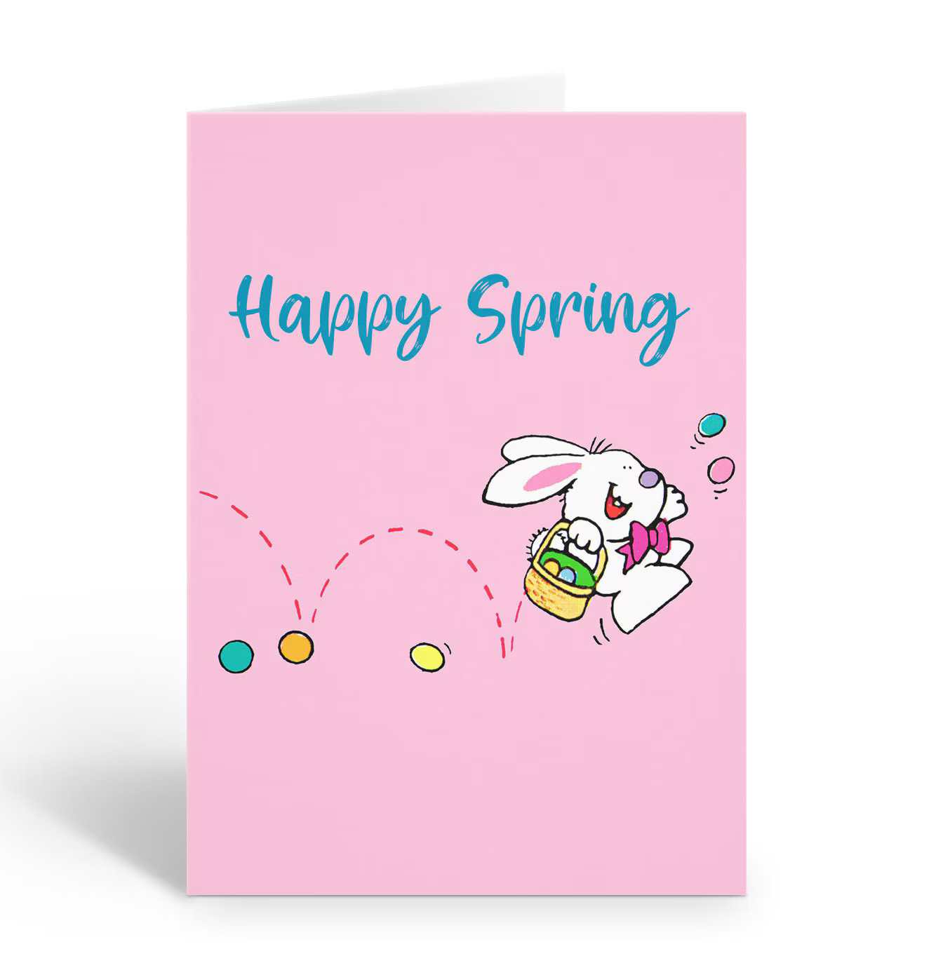Happy Spring Easter Note Cards Set | 10 Blank Bunny & Rabbit Cardss