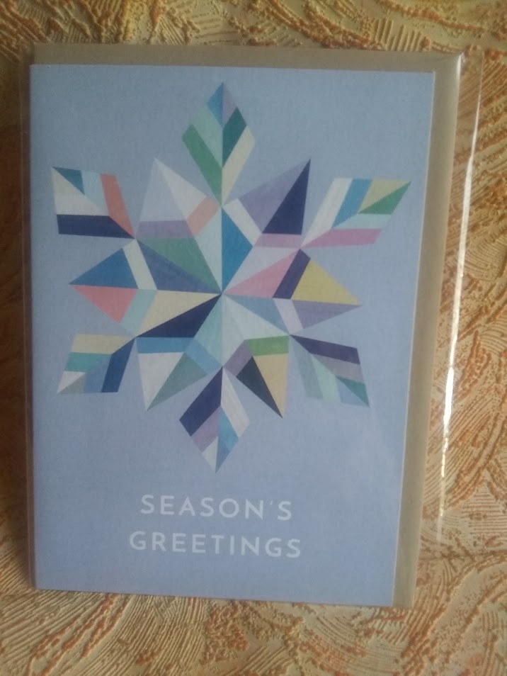 *Minted Sasons Greeting Card Wishing You Peace Joy This Holiday Season Snowflake