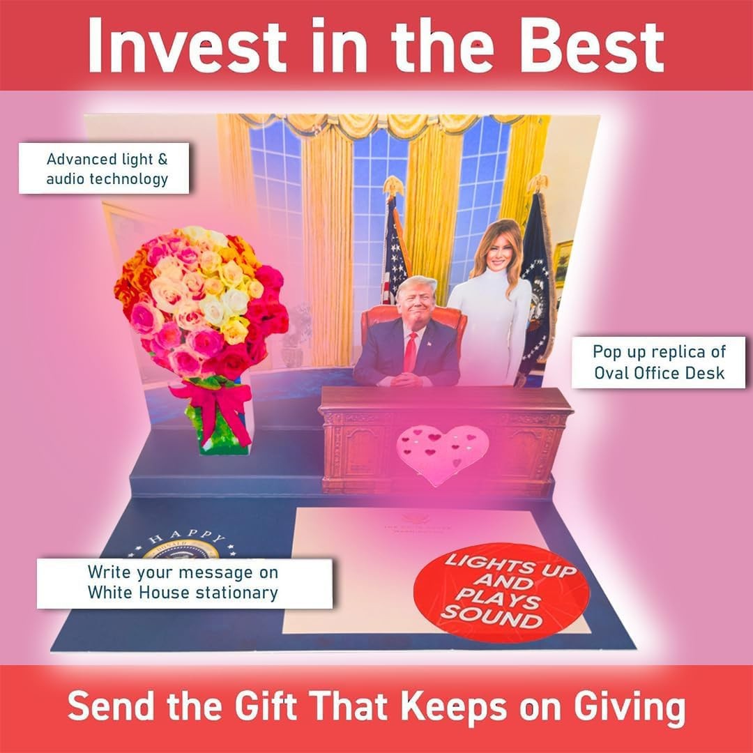 Talking Donald Trump Mothers Day Card – Plays Trump’s Real Voice – Pop Up