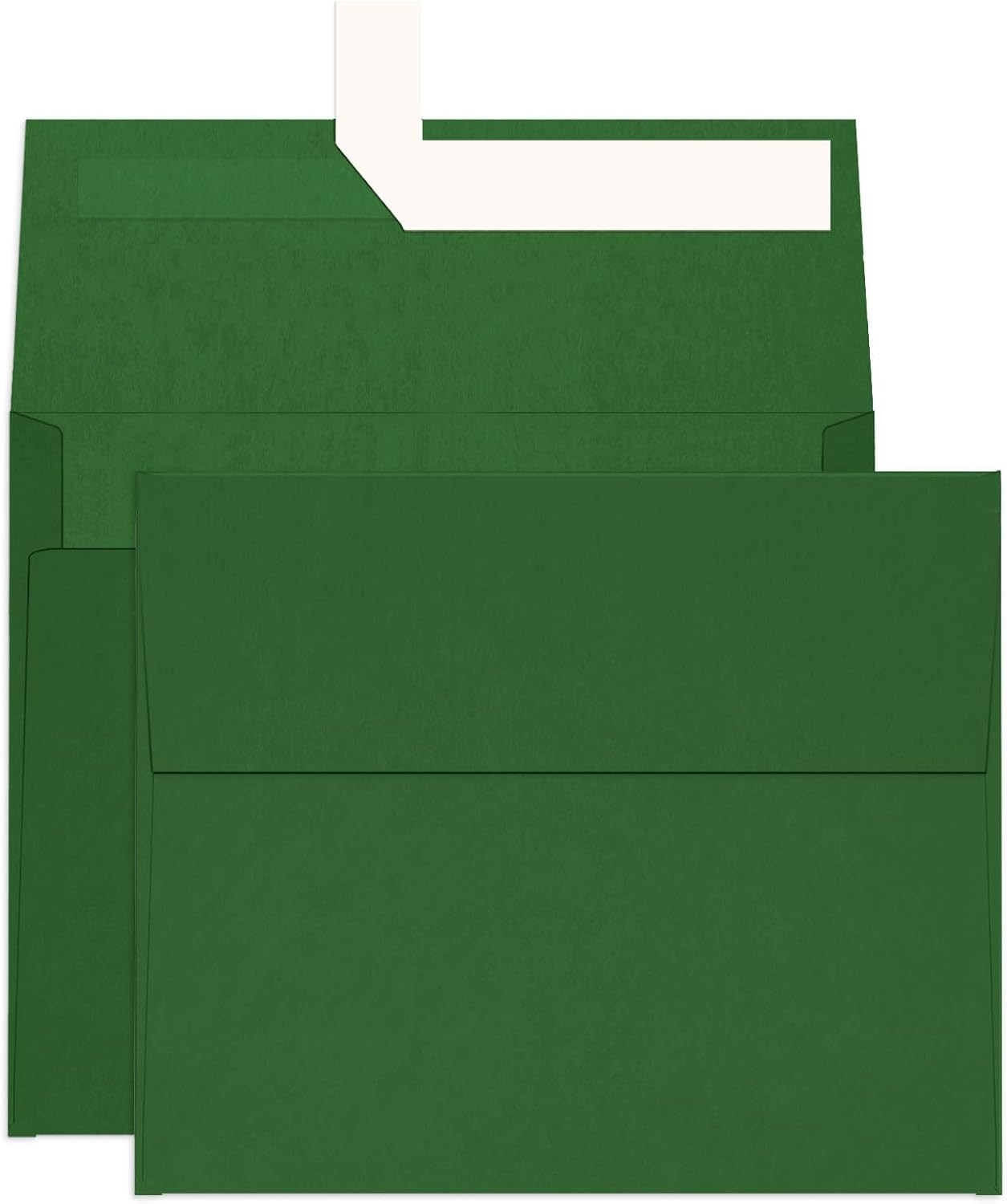 Dark Green Envelopes A2 100 Pack Self Seal, 120 GSM Printable Invitation Envelo
