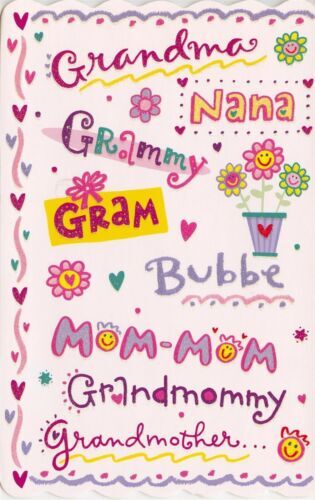 American Greetings Mother’s Day Card: Grandma…It Means Love However You Say It