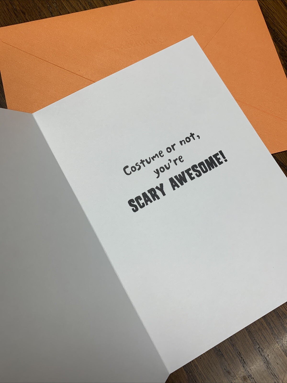 It’s Halloween Minions Scary Awesome 5”x7” Hallmark Greeting Card
