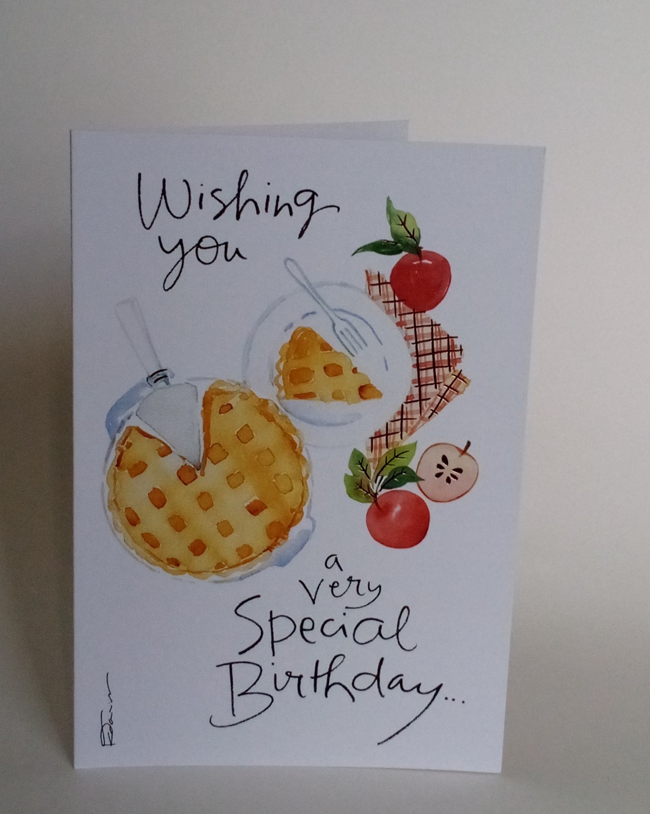 Birthday Greeting Card, Wishing You A Very Special Birthday, 4×6, w/envelope